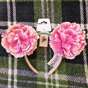Disney Peony Flower Minnie Ears Headband